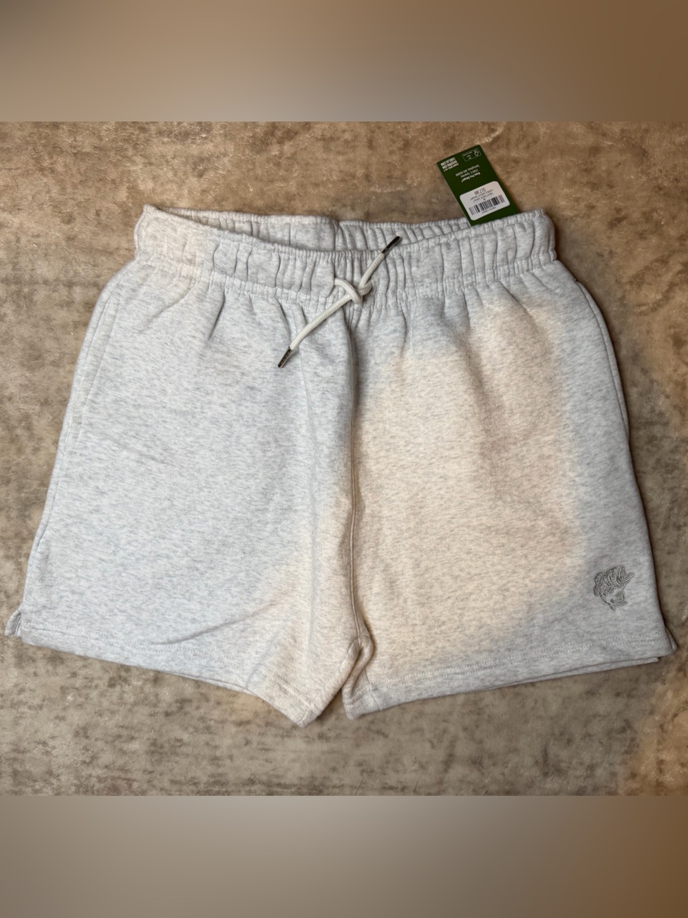 Bass Pro Shops Light Gray Elastic Waist Sweat Shorts